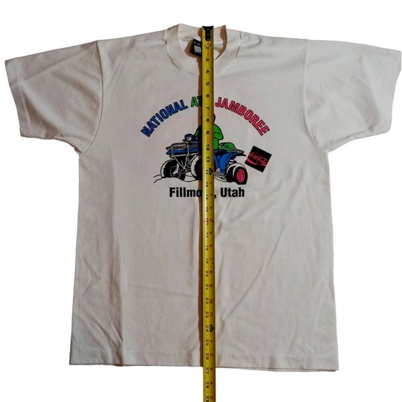 National ATV Jamboree T Shirt Fillmore Utah Coca Cola Vintage Large Single Stitc - Picture 8 of 11